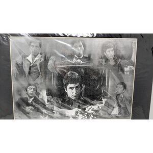 Scarface Al Pacino Tony Montana Large 17.5x13.5 Art Print in 16x20 Mat Brand New